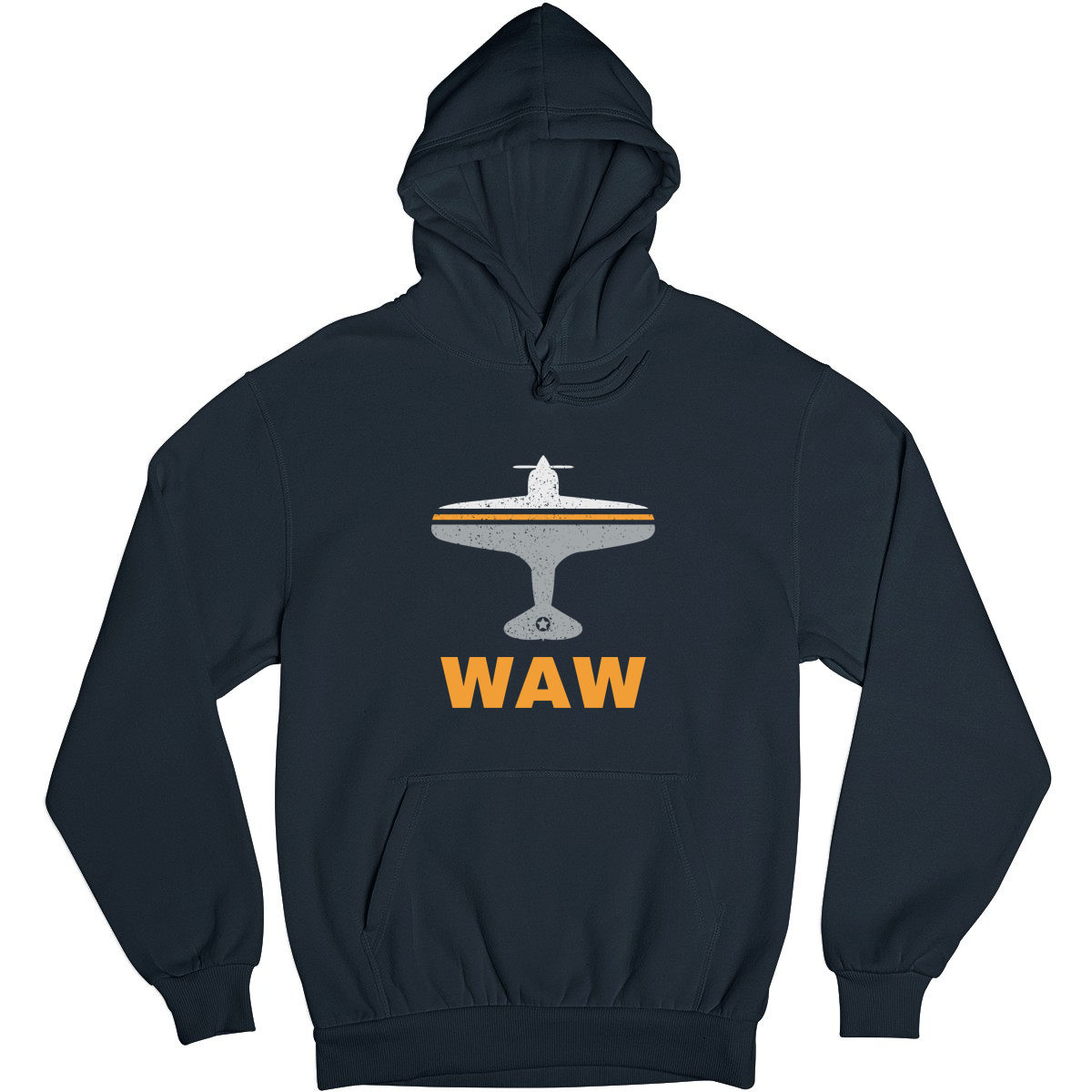 Fly Warsaw WAW Airport Unisex Hoodie | Navy