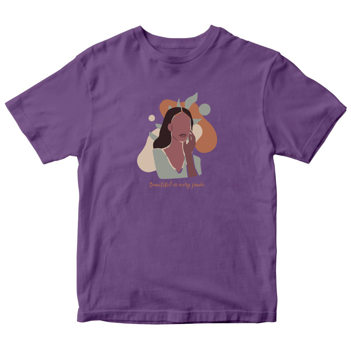 Beautiful in Every Shade Kids T-shirt | Purple
