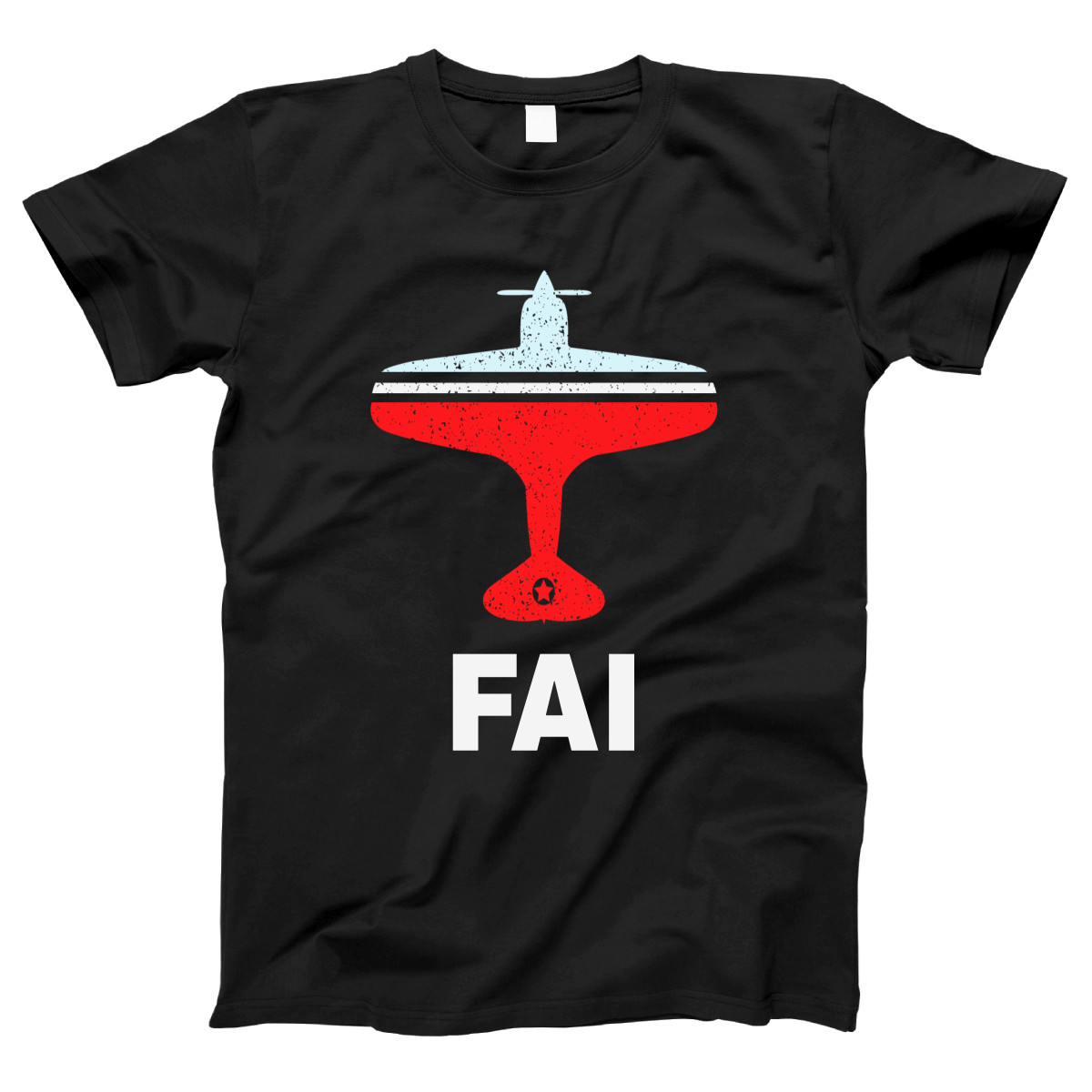 Fly Fairbanks FAI Airport Women's T-shirt | Black