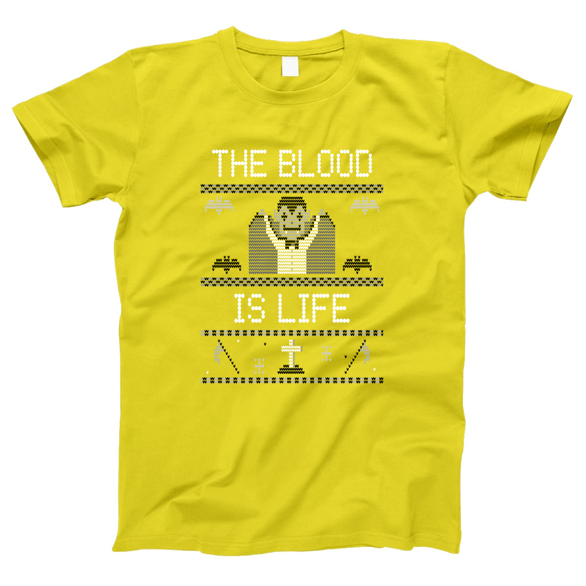 The Blood Is Life Women's T-shirt | Yellow