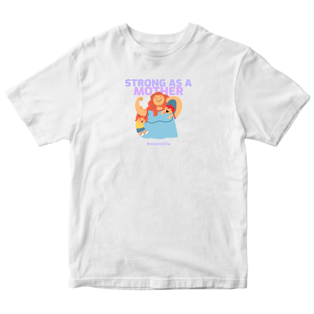 Strong as a Mother Toddler T-shirt | White