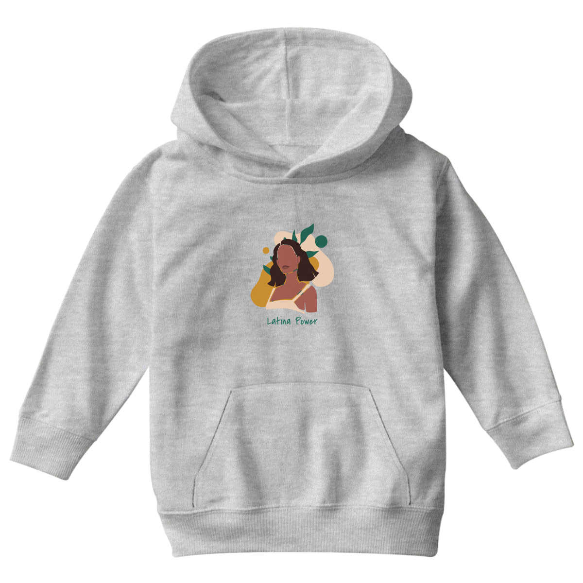 Latina Power Kids Hoodie | Gray