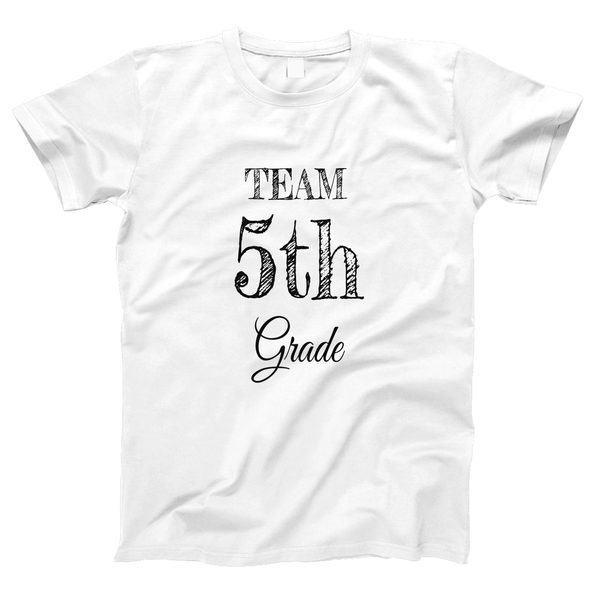 Team 5th Grade Women's T-shirt | White