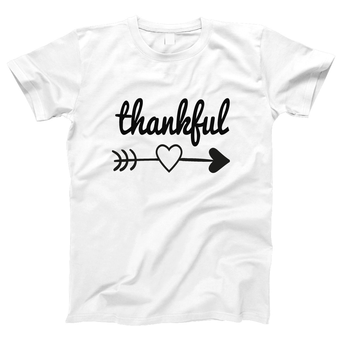 Thankful Heart Women's T-shirt | White