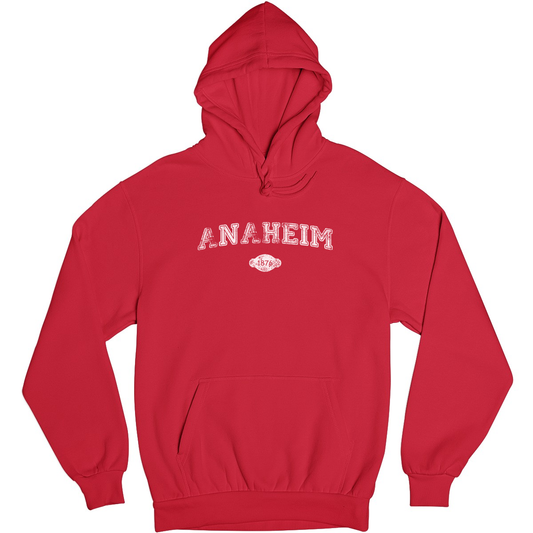 Anaheim 1876 Unisex Hoodie | Red