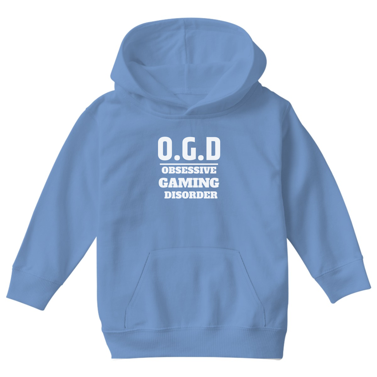 O.G.D Obsessive Gaming Disorder Kids Hoodie | Blue