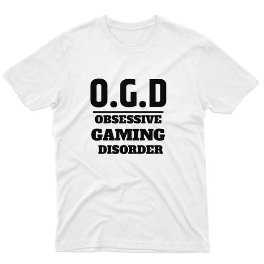 O.G.D Obsessive Gaming Disorder Men's T-shirt | White