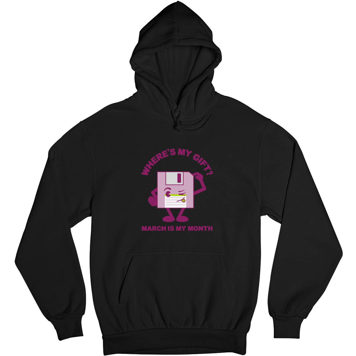 Where is my gift Unisex Hoodie | Black