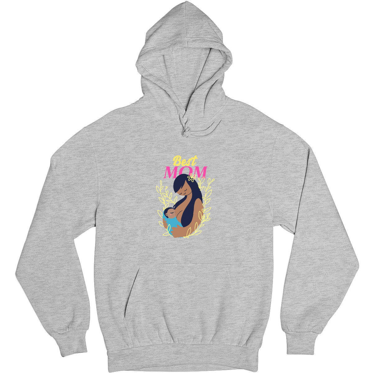 Best Mom Unisex Hoodie | Gray