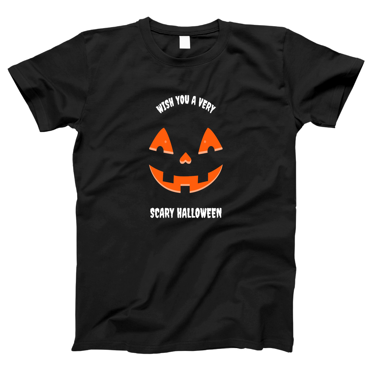 Wish You a Very Scary Halloween Women's T-shirt | Black