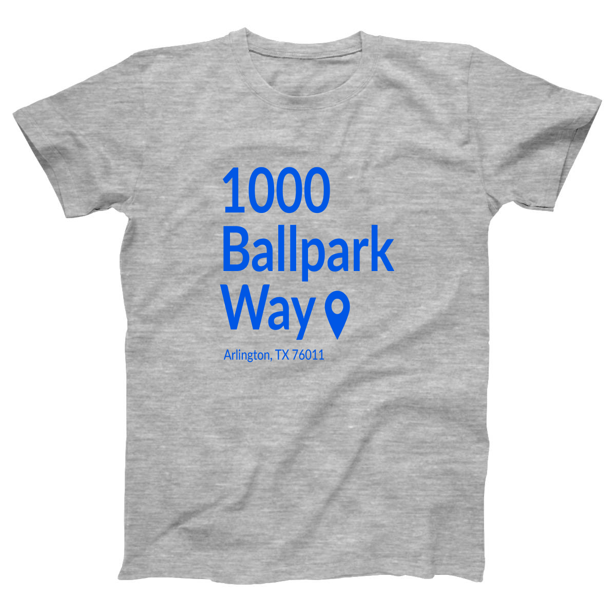 Texas Baseball Stadium Women's T-shirt | Gray