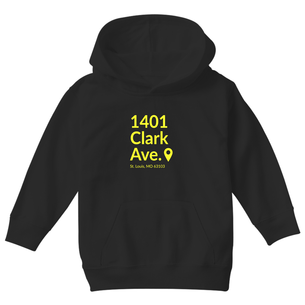 St. Louis Hockey Stadium Kids Hoodie | Black