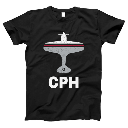 Fly Copenhagen CPH Airport Women's T-shirt | Black