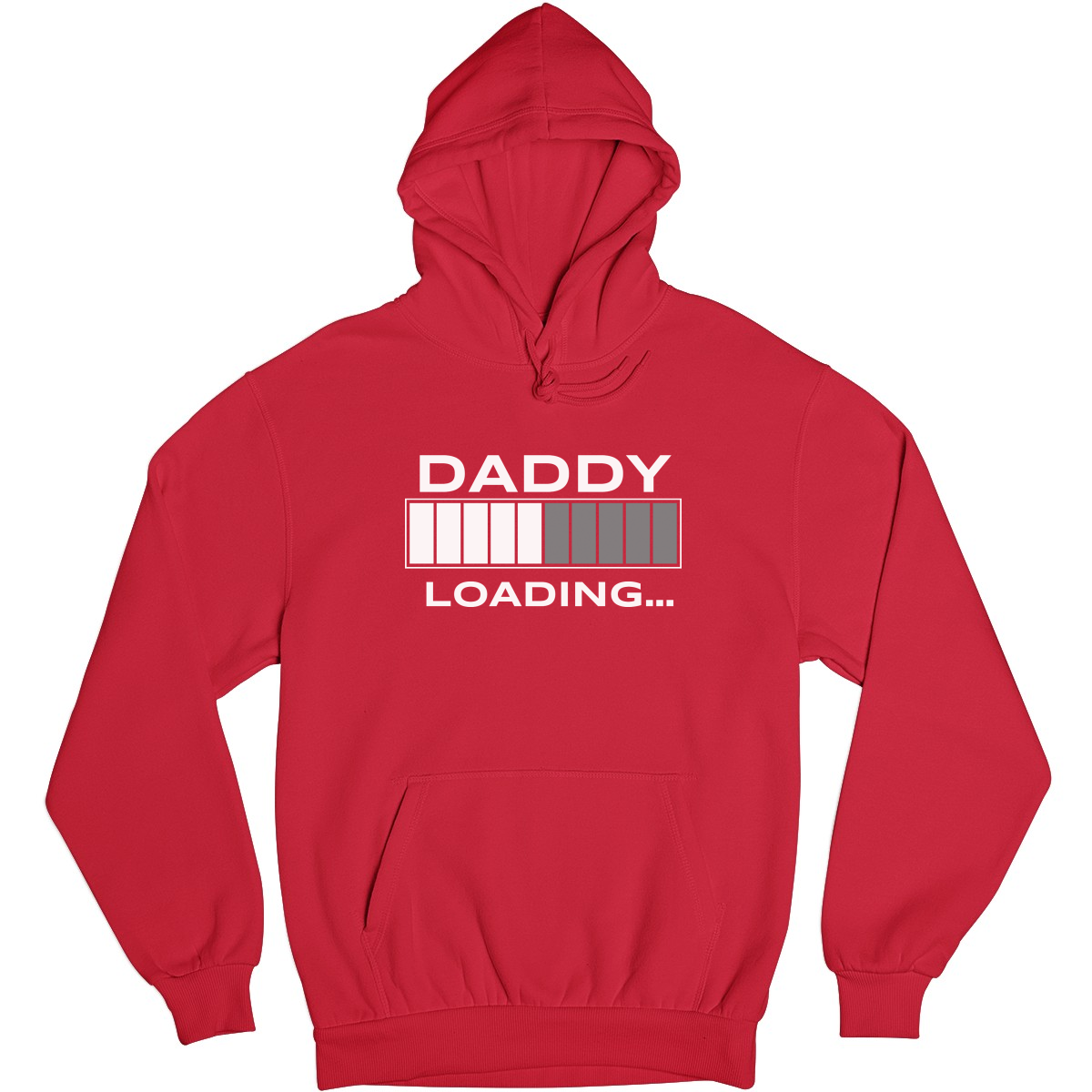 Daddy Loading Unisex Hoodie | Red