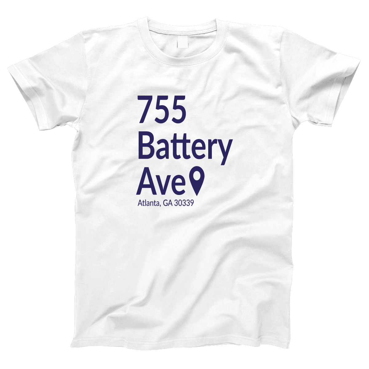 Atlanta Baseball Stadium Women's T-shirt | White