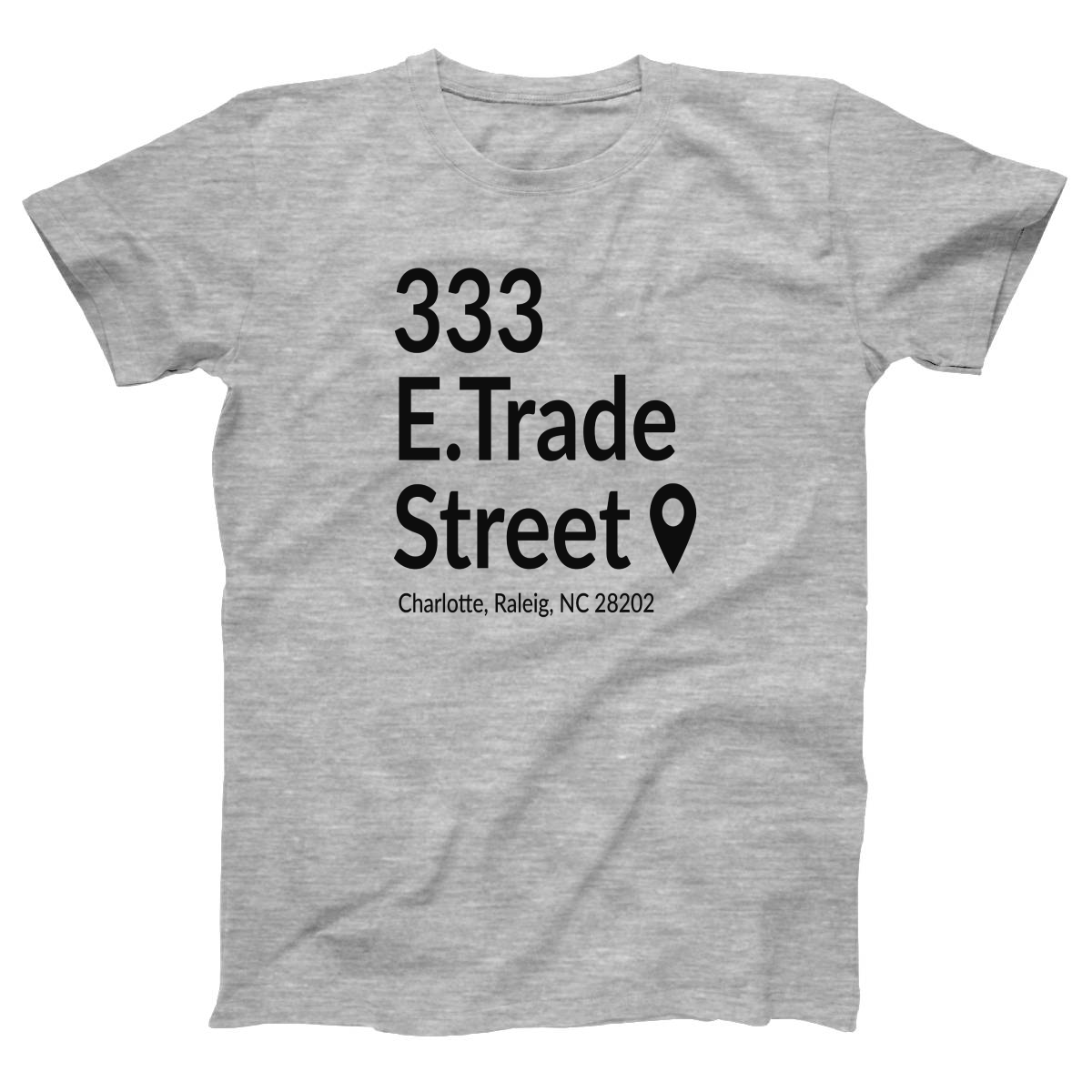 Charlotte Basketball Stadium Women's T-shirt | Gray