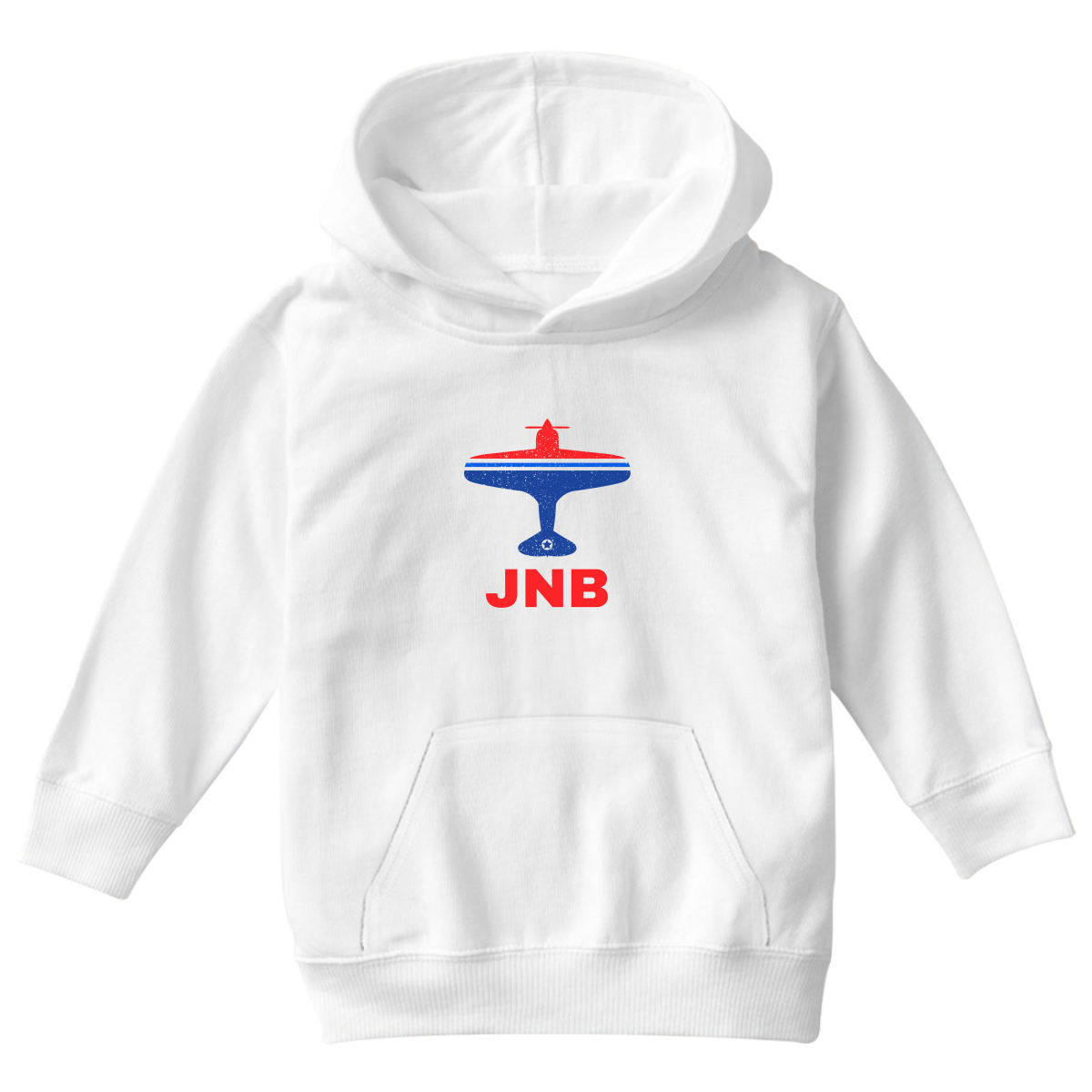 Fly Johannesburg JNB Airport Kids Hoodie | White