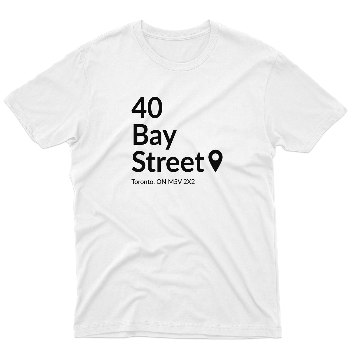 Toronto Basketball Stadium Men's T-shirt | White