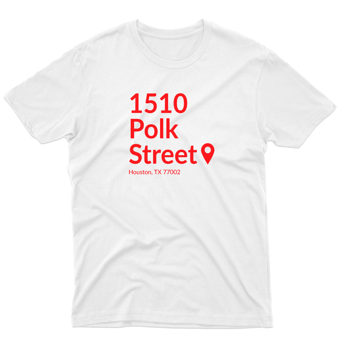 Houston Basketball Stadium Men's T-shirt | White