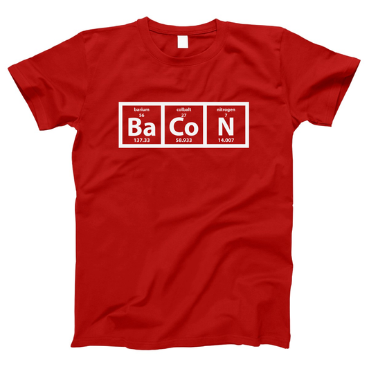 I Love Bacon Women's T-shirt | Red