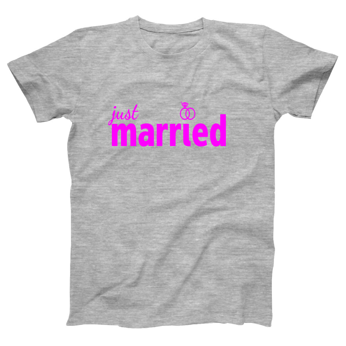 Just Married  Women's T-shirt | Gray