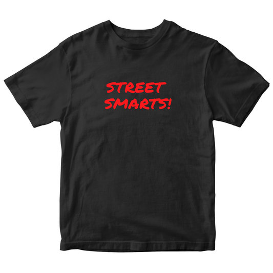 Street Smarts  Kids T-shirt | Black