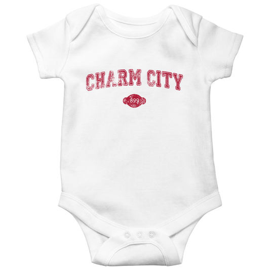 Charm City 1729 Represent Baby Bodysuits