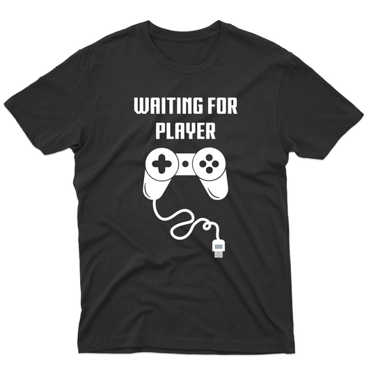 Waiting For Player Maternity Men's T-shirt | Black