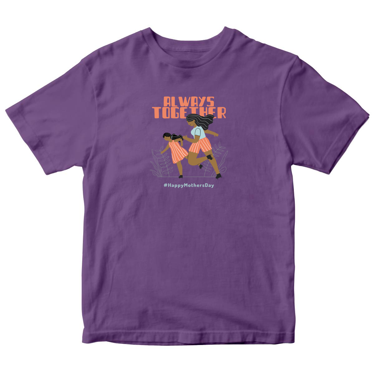 Always Together Kids T-shirt | Purple