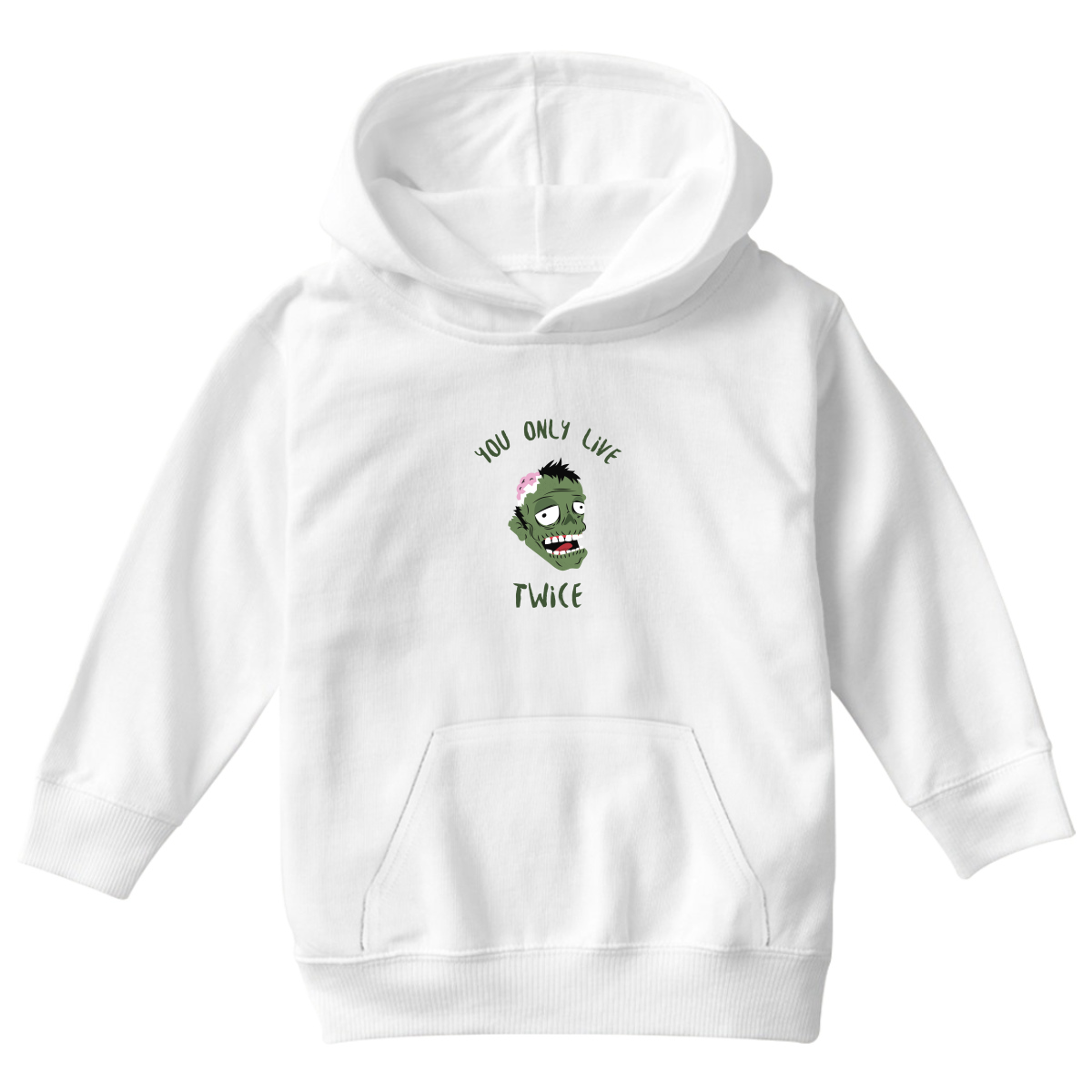 You Only Live Twice Kids Hoodie | White