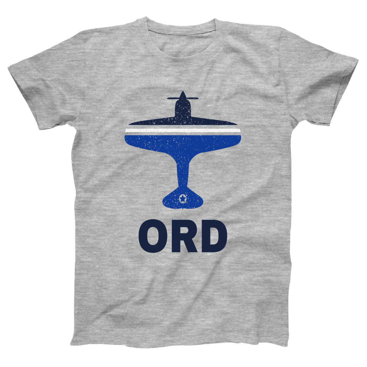 Fly Chicago ORD Airport Women's T-shirt | Gray