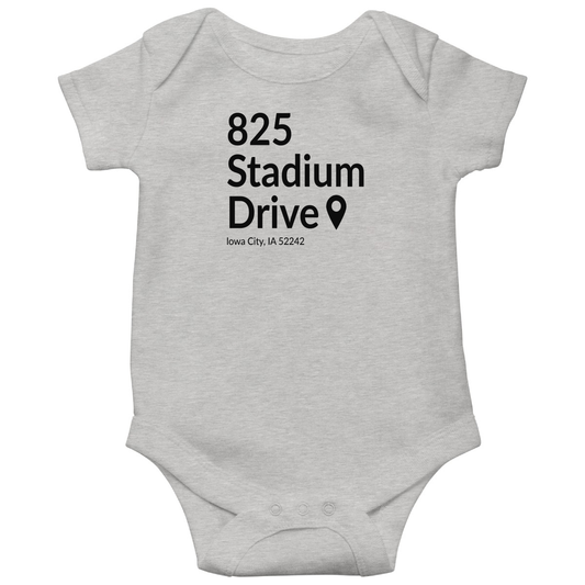 Iowa Football Stadium Baby Bodysuits