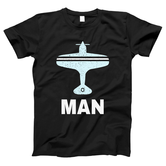 Fly Manchester MAN Airport Women's T-shirt | Black