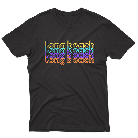 Long Beach Men's T-shirt | Black