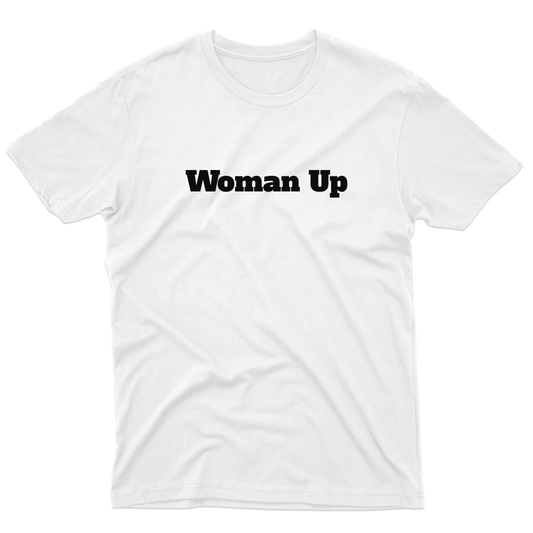 Woman Up Men's T-shirt | White