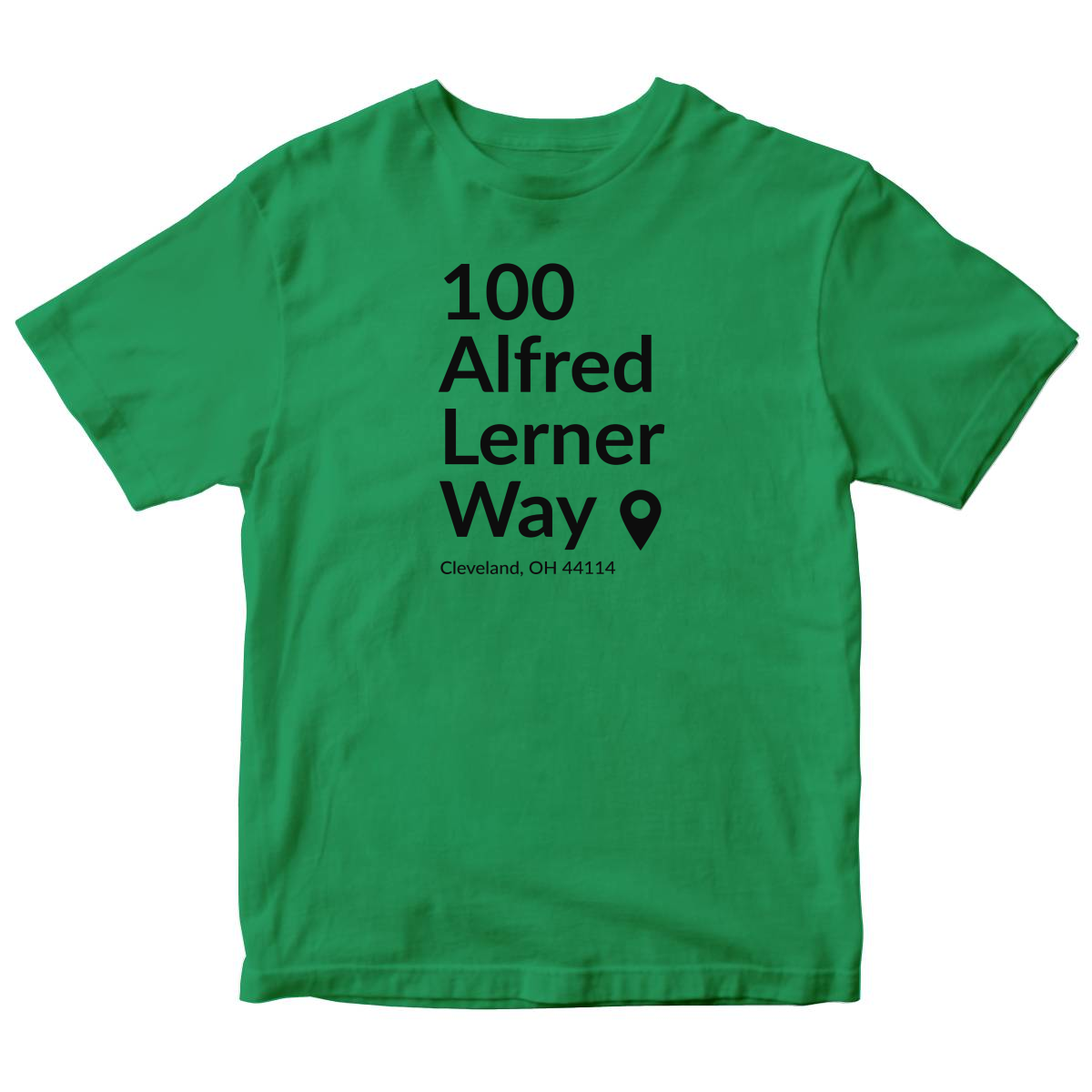 Cleveland Football Stadium Kids T-shirt | Green