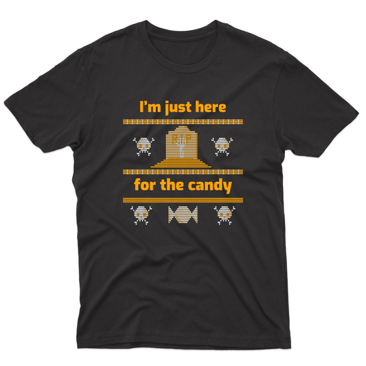 I'm Just Here For the Candy Men's T-shirt | Black