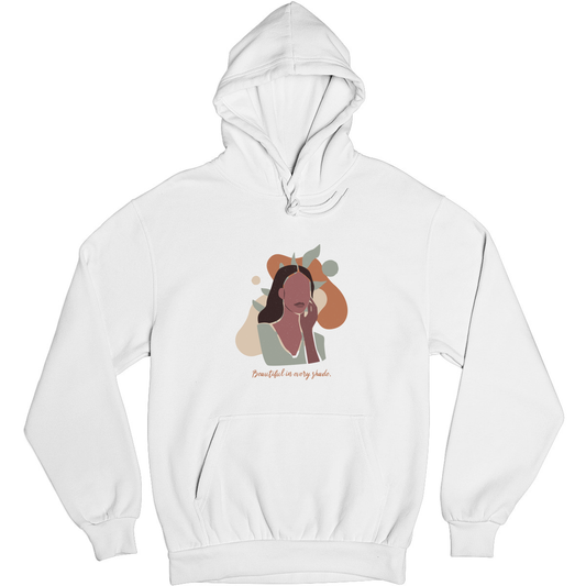 Beautiful in Every Shade Unisex Hoodie | White