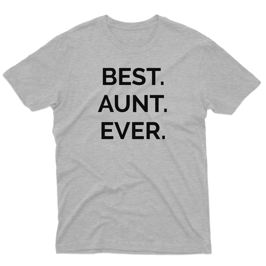 Best Aunt Ever Men's T-shirt | Gray