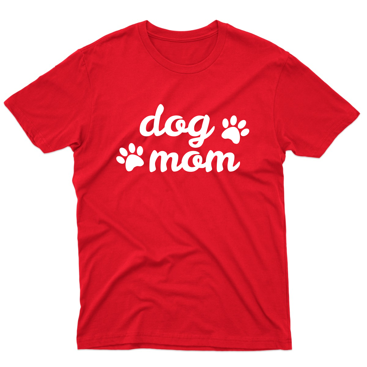 Dog Mom Men's T-shirt | Red