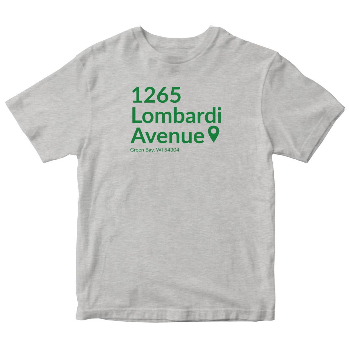 Green Bay Football Stadium Kids T-shirt | Gray