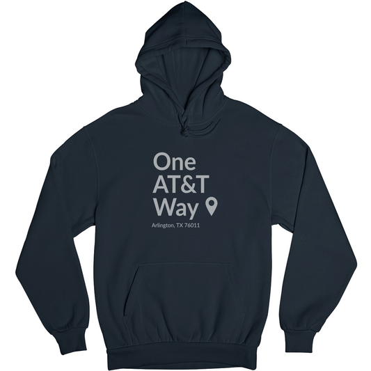 Dallas Football Stadium  Unisex Hoodie | Navy