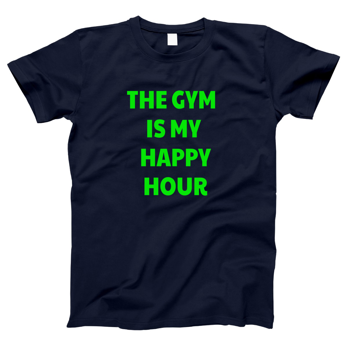 The Gym is my happy hour Women's T-shirt | Navy