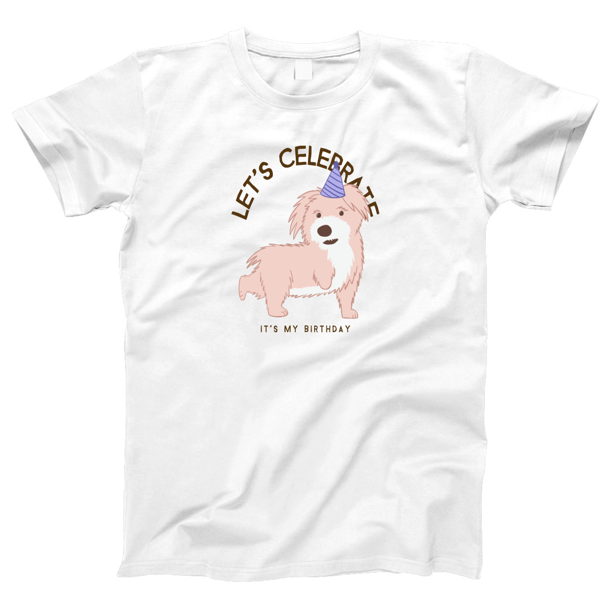Let's Celebrate It is My Birthday Women's T-shirt | White