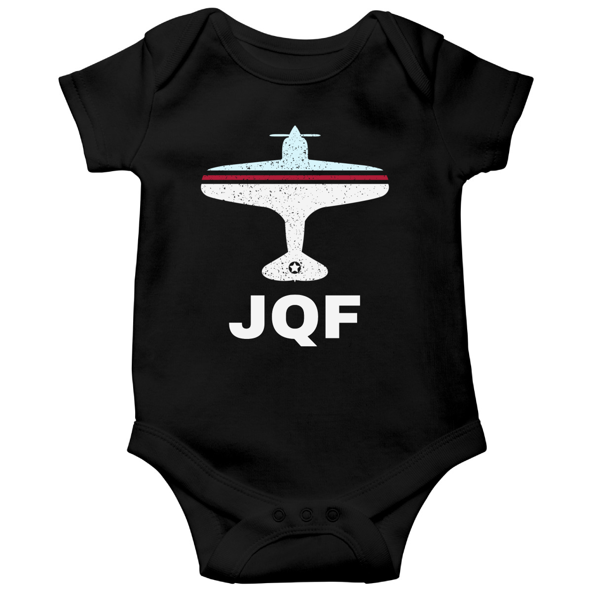 Fly Concord JQF Airport Baby Bodysuits | Black