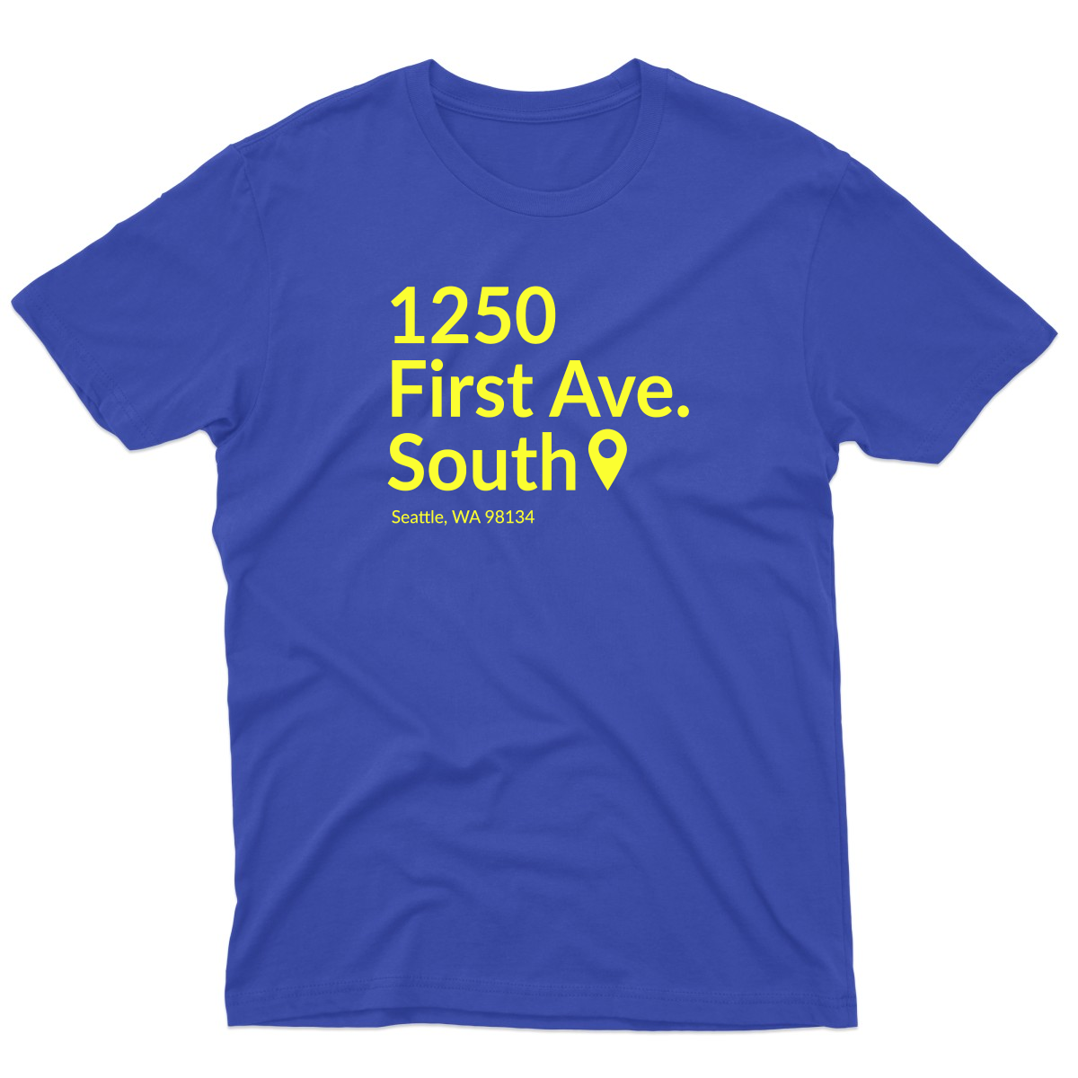 Seattle Baseball Stadium Men's T-shirt | Blue