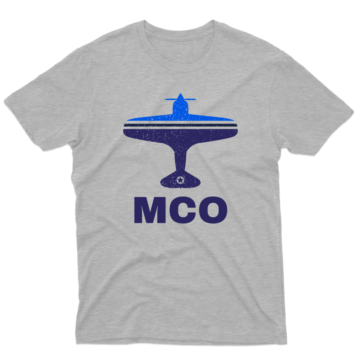 Fly Orlando MCO Airport Men's T-shirt | Gray