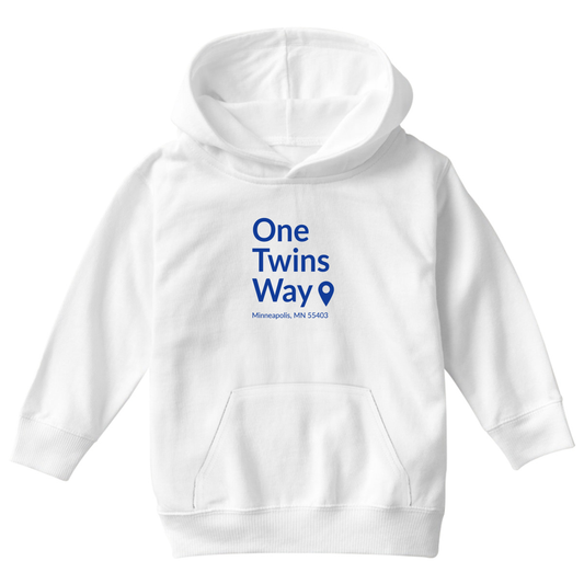 Minnesota Baseball Stadium Kids Hoodie | White