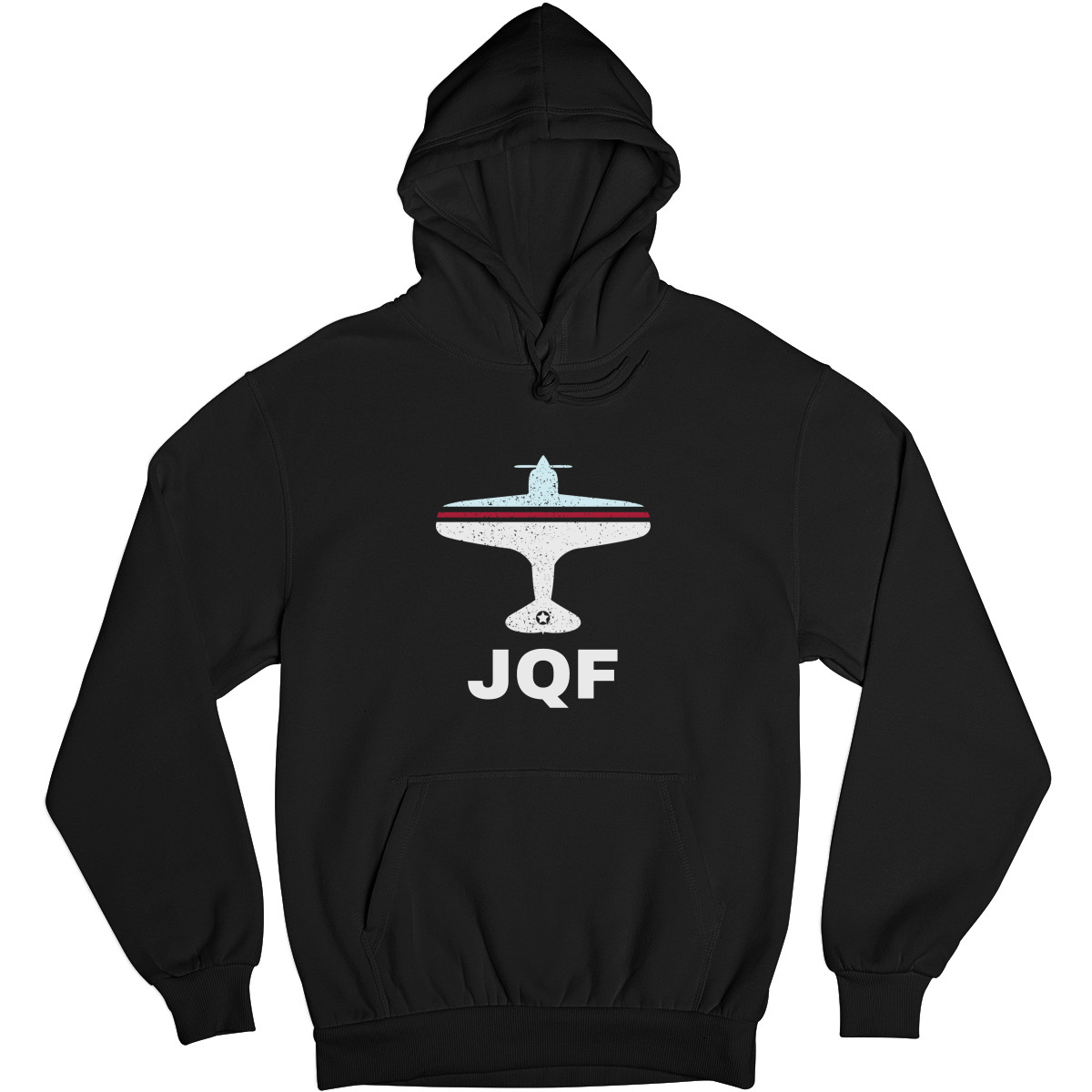 Fly Concord JQF Airport Unisex Hoodie | Black