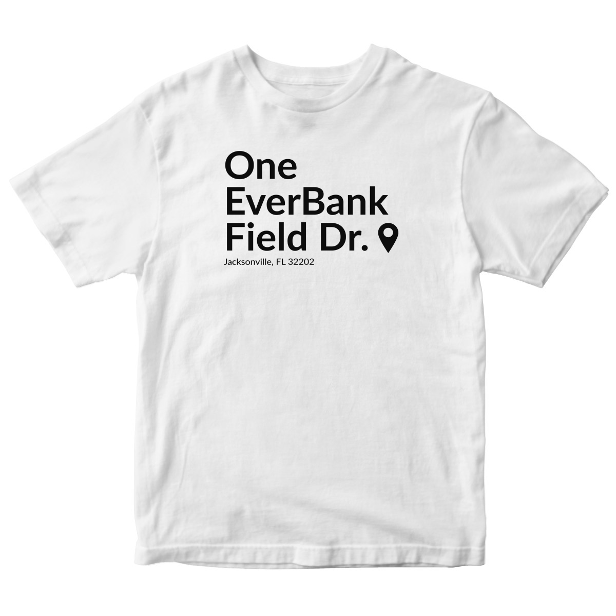 Jacksonville Football Stadium Kids T-shirt | White